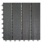 Baldosa Deck Frigg WPC 20 mm 30.5 x 30.5 cm Encastrable 0.09 m² - Imagen 2