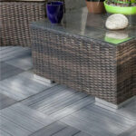 Baldosa Deck Frigg WPC 20 mm 30.5 x 30.5 cm Encastrable 0.09 m² - Imagen 7