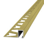 Guardacanto Quadra Atrim 10x5 mm Aluminio Oro Mate