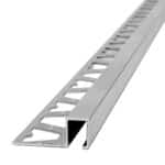 Guardacanto Quadra Atrim 10x5 mm Aluminio Cromo Mate