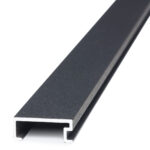 Listello Luxor Stone Collection Atrim 20 mm Aluminio Níquel Oscuro Mate