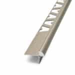 Guardacanto para Piso Vinílico Step Atrim 23 mm Aluminio Níquel Mate