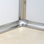 Esquinero Sanitario Interno 3 Planos Atrim 25x25 mm Acero Inoxidable Brillante - Imagen 2