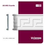 Moldura Atenneas AS-80G 80x13 mm EPS
