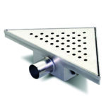 Desagüe Triangular Atrim Aqua Inca 25 cm Acero Inoxidable