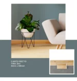 Zócalo de Pino Kflooring Curvo 69 mm Natural - Imagen 5