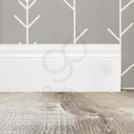 Zócalo Moldurado Atenneas 8.7 cm MDF Prepintado Blanco - Imagen 3