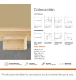 Zócalo de Pino Kflooring Moldurado 69 mm Natural - Imagen 3
