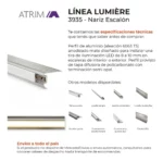 Naríz de Escalón LED Lumière Atrim 30 mm Aluminio Anodizado - Imagen 2