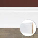 Zócalo Moldurado Atenneas 10.3 cm MDF Prepintado Blanco - Imagen 4