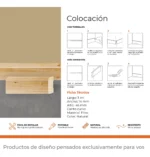 Zócalo de Pino Kflooring Curvo 45 mm Natural - Imagen 3