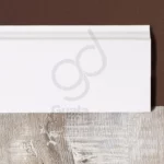 Zócalo Moldurado Atenneas 7.8 cm MDF Prepintado Blanco - Imagen 3