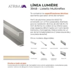 Listello LED Multireflex Lumière Atrim 24.7 mm Aluminio Anodizado - Imagen 3