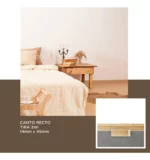 Zócalo de Pino Kflooring Curvo 45 mm Natural - Imagen 5