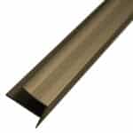 Naríz de Escalera 9 20x21.4 mm Aluminio Anodizado Champagne Tira 2 m