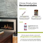 Piedra Flexible Natural 61x122 cm Plata Piedrafina Pack x10 - Imagen 3