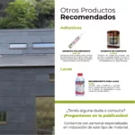 Piedra Flexible Natural 61x122 cm California Piedrafina Pack x10 - Imagen 3