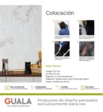 Piedra Flexible Natural 61x122 cm Blanco Luna Piedrafina Pack x10 - Imagen 2