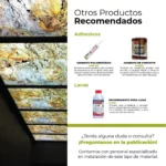 Piedra Flexible Traslúcida 61x122 cm Arenisca Piedrafina Pack x10 - Imagen 3