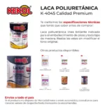 Laca de Base Solvente Lackol Kekol Lata 1 l - Imagen 2