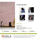 Piedra Flexible Natural 61x122 cm Rosea Piedrafina Pack x10 - Imagen 2