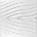 Placas 3D PVC Frigg 50x50 cm PVC Blanco