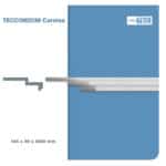 Moldura Contemporánea 50x145 mm EPS Blanco Tira 2 m - Imagen 7