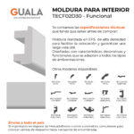 Moldura Funcional LED 121x58 mm EPS Blanco Tira 2 m - Imagen 5