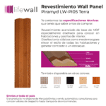 Revestimiento Wall Panel Lifewall Piramyd MDF Terra - Imagen 6
