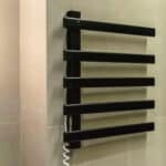 Toallero Eléctrico Atrim Jet 53 x 48 cm Acero Inoxidable Negro Mate - Imagen 2