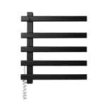 Toallero Eléctrico Atrim Jet 53 x 48 cm Acero Inoxidable Negro Mate