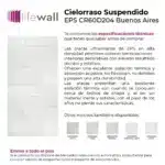 Placa Cielorraso Desmontable EPS Buenos Aires 60x60 cm Blanco - Imagen 4