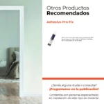 Zócalo Contramarco Atrim Pecho Paloma 100 mm EPS Blanco Mate - Imagen 6