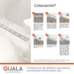 Desagüe Lineal Atrim Aqua Inca 70 cm Acero Inoxidable Mate - Imagen 8