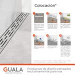 Desagüe Lineal Atrim Aqua Inca 90 cm Acero Inoxidable Mate - Imagen 8