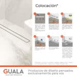 Desagüe Lineal Atrim 2 en 1 Aqua 90 cm Acero Inoxidable Mate - Imagen 8