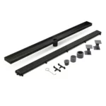 Desagüe Lineal Atrim Aqua Negro 90 cm Acero Inoxidable Mate - Imagen 3