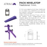 Kit de Nivelación Nivelatop Atrim Pinza, Cuña y Clip 1mm - Imagen 8