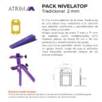 Kit de Nivelación Nivelatop Atrim Pinza, Cuña y Clip 2mm - Imagen 8