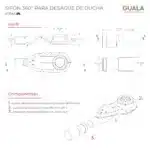 Sifón 360° para Desagües de Ducha Atrim - Imagen 4