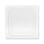 Placa Cielorraso Telgopor Virginia 50x50 cm Blanco