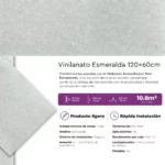 Caja Vinilanato Decorativo Autoadhesivo 60x120 Mármol Esmeralda 10.8 m² - Imagen 5