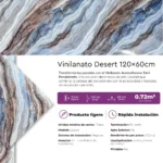 Vinilanato Decorativo Autoadhesivo 60x120 Placa de Mármol Desert - Imagen 5