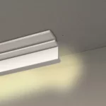 Moldura Funcional LED Tapa Riel 140x110 mm EPS Blanco Tira 2 m