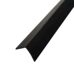 Ángulo 15x12mm PVC Negro Tira 2.8m