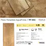 Piso Flotante Frigg AquaPrime Beige 9.5 mm HDF Simil Madera Alto Tránsito 2.38 m² Caja - Imagen 4