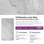Revestimiento Pared Lifewall Vinilanato Luxe Rios PVC UV Simil Mármol 122x260cm - Imagen 5