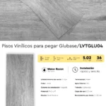 Piso Vinílico Pegable Glubase Listón Lanur 2 mm LVT Tránsito Comercial Frigg 5.02m² - Imagen 7