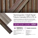 Wall Panel Tulum Cenote EPS Mate 2.75m Terminación 1 - Imagen 3