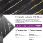 Vinilanato Decorativo Autoadhesivo 60x120 Placa de Mármol Vulcano - Imagen 4